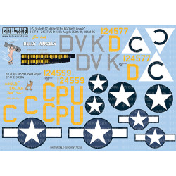 Kits World Kw172238 1/72 Decal For Boeing B-17f Flying Fortress Accessories Kit