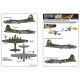 Kits World Kw172240 1/72 Decal For Boeing B-17g Flying Fortress Accessories Kit