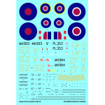 Techmod 32048 1/32 Decal For Spitfire Mk Ix German Ww Ii Accessories Kit
