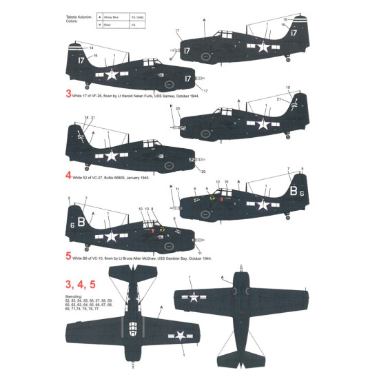 Techmod 48056 1/48 Decal For Wildcat Fm-2 Accessories For Aircraft