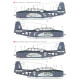 Techmod 48070 1/48 Decal For Avenger Tbf/M-1c Accessories For Aircraft