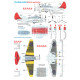 Techmod 48810 1/48 Decal For Tbd-1 Devastator Accessories For Aircraft