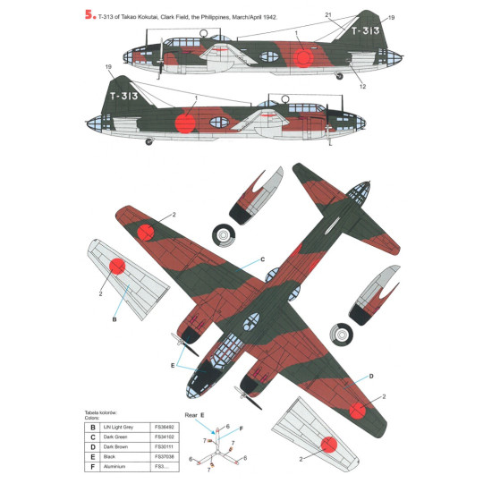 Techmod 48816 1/48 Decal For G4m1 Betty Accessories For Aircraft