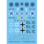 Techmod 72045 1/72 Decal For Messerschmitt Bf-109g-2 Accessories For Aircraft