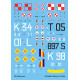 Techmod 72125 1/72 Decal For Pzl-23b Karas Accessories For Aircraft