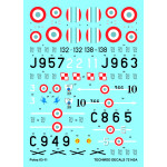 Techmod 72143 1/72 Decal For Potez 63-11 Accessories For Aircraft
