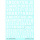 Techmod 72152 1/72 Decal U.s. Letters And Numbers White Accessories For Aircraft