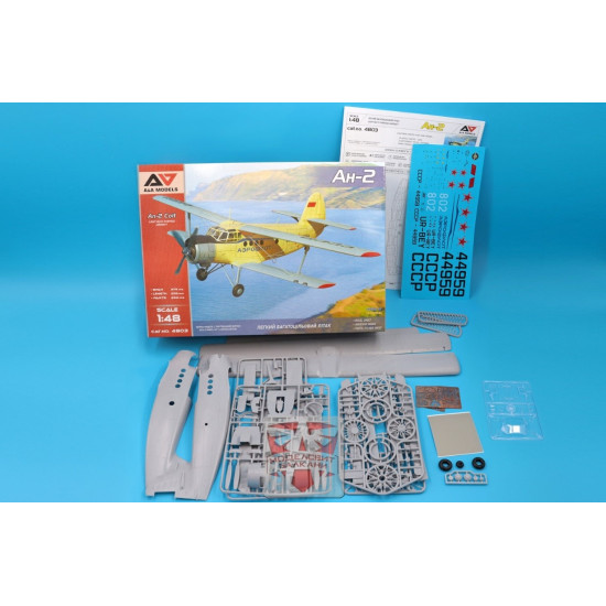Aa Models 4803 1/48 An 2 Colt Biplane Light Multi Purpose Aircraft Plastic Model Kit