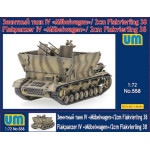 Unimodel 558 1/72 Flakpanzer Iv Mobelwagen 2cm Flakvierling38 Model Kit