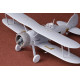 Sbs 72079 1/72 Gloster Gladiator Engine And Cowling Set For Airfix Kit Resin Model