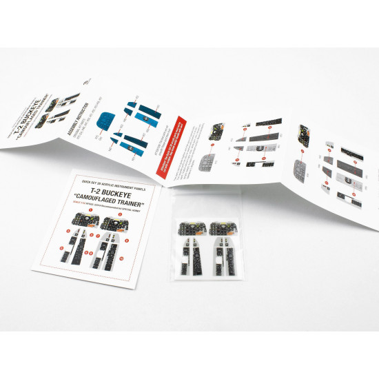Red Fox Qs-32019 1/32 3d Instrument Panel For T-2 Buckeye For Special Hobby