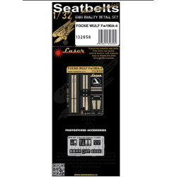 Hgw 132656 1/32 Seatbelts For Fw190a-4 Accessories For Aircraft