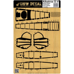 Hgw 532084 1/32 Decal For Albatros D.v Plywood Accessories For Aircraft