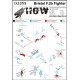 Hgw 132059 1/32 Bristol F.2b Fighter Detail Set Photo-etched And Fabric For Wingnut Wings Hgw 132059 1/32 Bristol F.2b Fighter Detail Set Photo-etched And Fabric For Wingnut Wings