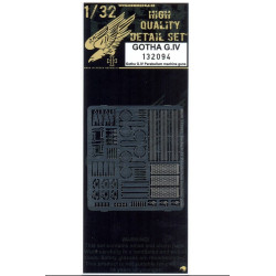 Hgw 132094 1/32 Gotha G.iv Parabellum Mg Set Photo-etched Set For Wingnut Wings