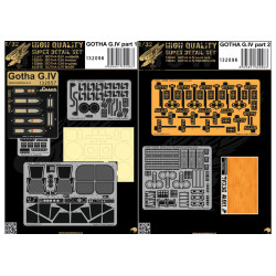 Hgw 132096 1/32 Gotha G.iv Super Detail Set For Wingnut Wings