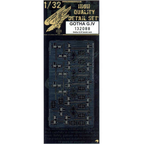 Hgw 132096 1/32 Gotha G.iv Super Detail Set For Wingnut Wings