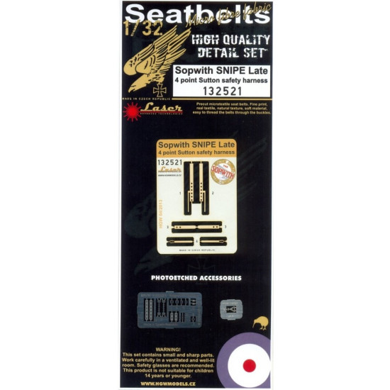 Hgw 132110 1/32 Sopwith Snipe Late Version Super Detail Set For Wingnut Wings Hgw 132110 1/32 Sopwith Snipe Late Version Super Detail Set For Wingnut Wings