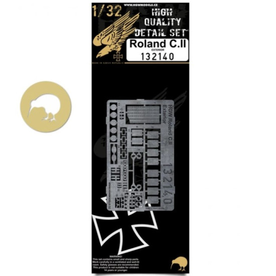 Hgw 132140 1/32 Roland C.ii Exterior Set Photo-etched Parts For Wingnut Wings