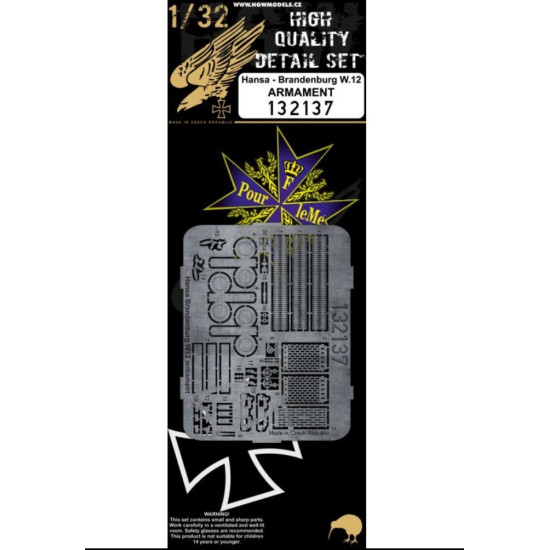 Hgw 132149 1/32 Hansa-brandenburg. W.12 Super Detail Set For Wingnut Wings