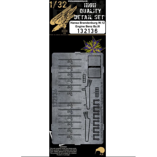 Hgw 132149 1/32 Hansa-brandenburg. W.12 Super Detail Set For Wingnut Wings