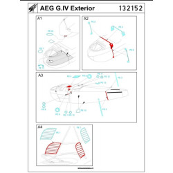 Hgw 132152 1/32 Aeg G.iv Exterior Photo-etched Parts For Wingnut Wings