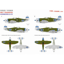 Hgw 232920 1/32 Decal For P-47d Razorback Over Saipan Wet Transfer