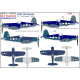 Hgw 248903 1/48 Decal For F4u-1a Corsair Vf-17 Jolly Rogers Part 2 Wet Transfer