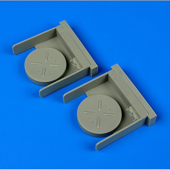 Quickboost 48686 1/48 Mikoyan Mig-29a Fulcrum Exhaust Covers Type B For Great Wall Hobby