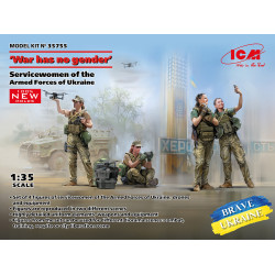 Icm 35755 1/35 War Has No Gender Servicewomen Of The Armed Forces Of Ukraine