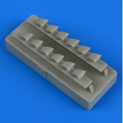 Quickboost 48734 1/48 Messerschmitt Bf 109g-5/G-6 Exhaust For Eduard