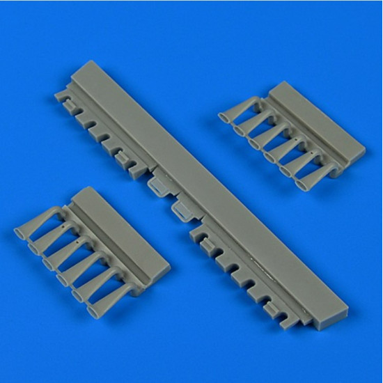 Quickboost 48751 1/48 Heinkel He 51b Exhaust Accessories For Aircraft
