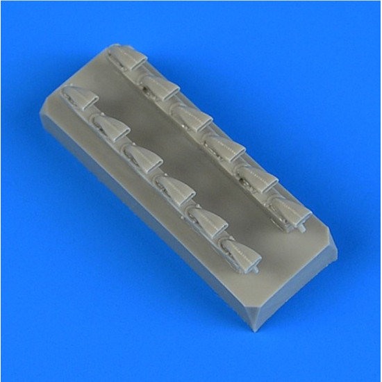 Quickboost 48821 1/48 Messerschmitt Bf-109g-6 Exhaust For Tamiya Accessories Kit