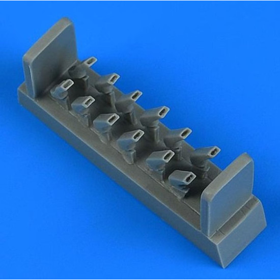 Quickboost Qb48942 1/48 Messerschmitt Bf 109e Exhaust For Eduard
