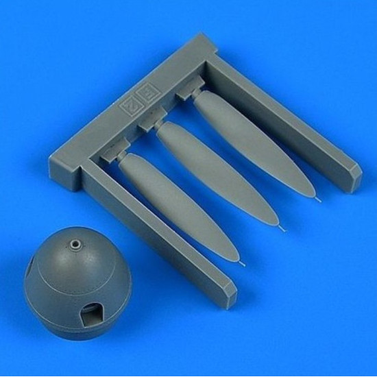 Quickboost Qb48959 1/48 Messerschmitt Bf 109f-2 Propeller For Eduard Accessories