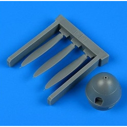 Quickboost Qb48960 1/48 Messerschmitt Bf 109f-4 Propeller For Eduard Accessories