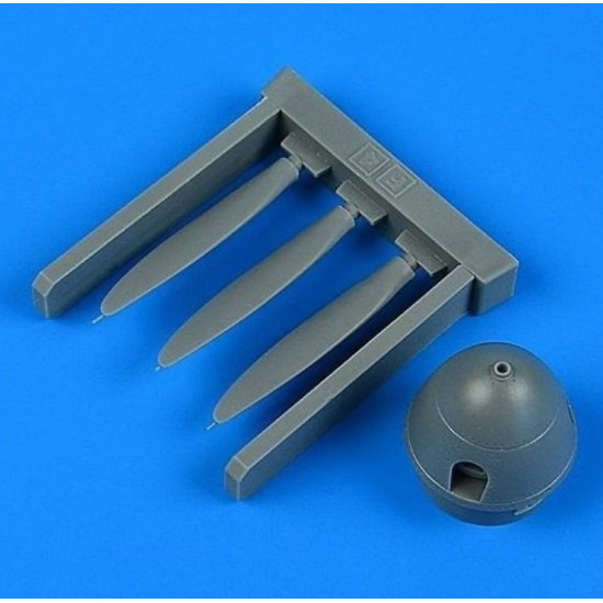 Quickboost Qb48960 1/48 Messerschmitt Bf 109f-4 Propeller For Eduard Accessories