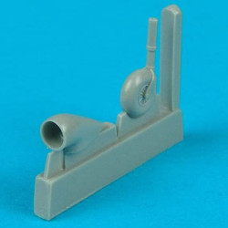 Quickboost Qb72039 1/72 Messerschmitt Bf 109g-10 Air Intake And Tail Wheel For Revell