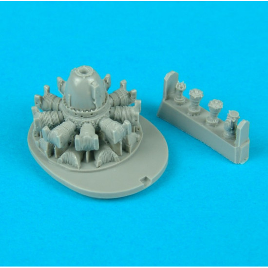 Quickboost Qb72039 1/72 Messerschmitt Bf 109g-10 Air Intake And Tail Wheel For Revell