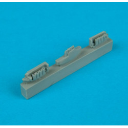 Quickboost Qb72047 1/72 Focke Wulf Fw 190a-3 Exhausts For Tamiya Accessories Kit