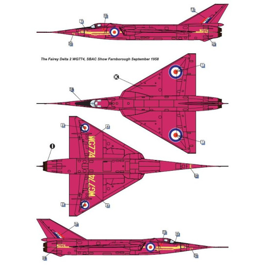 Dora Wings 72009 1/72 Fairey Delta 2 British Supersonic Research Aircraft