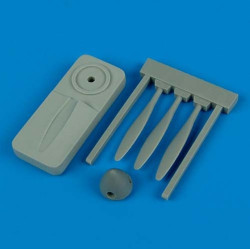Quickboost Qb72211 1/72 Hawker Hurricane De Havilland Propeller W/ Tool For Hasegawa