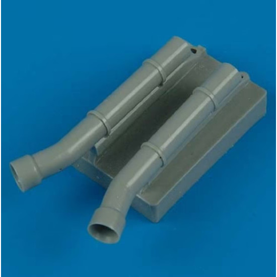 Quickboost Qb72244 1/72 Junkers Ju 87d-5n Stuka Night Exhaust Type B For Fujimi