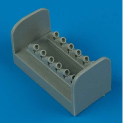 Quickboost Qb72249 1/72 Supermarine Spitfire Mk.xiv Round Exhaust For Academy