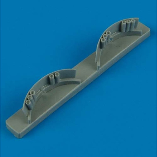 Quickboost Qb72254 1/72 Douglas A-1 Skyraider Exhaust For Hasegawa