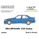Uscp 24t004 1/24 Alpina E36 Sedan Transkit For Hasegawa Resin Kit