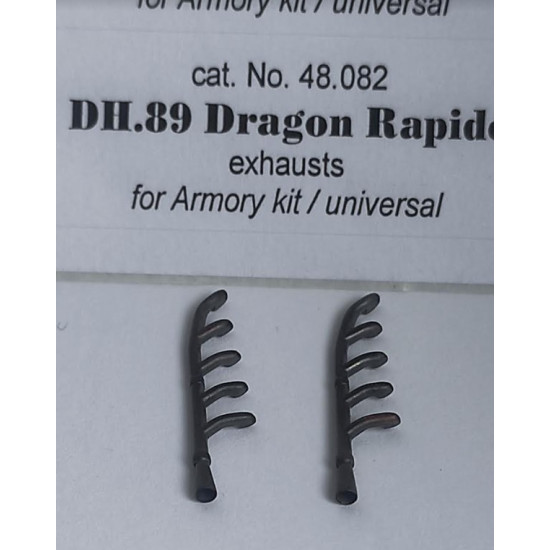 Rexx 48082 1/48 Exhaust For Dh.89 Dragon Rapid For Armory Kit