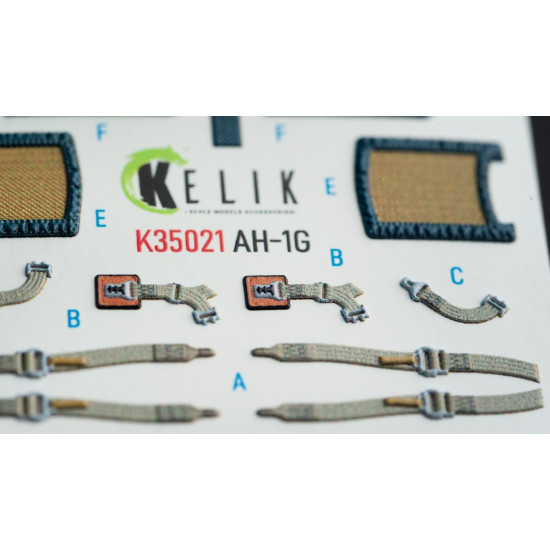 Kelik K35021 1/35 Ah1g Cobra Interior 3d Decals For Icm Kit