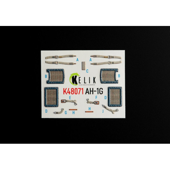 Kelik K48071 1/48 Ah1g Interior 3d Decals Foricm Special Hobby Kit