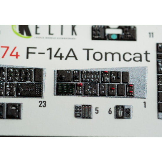 Kelik K48074 1/48 F14a Tomcat Interior 3d Decals For Italeri Kit
